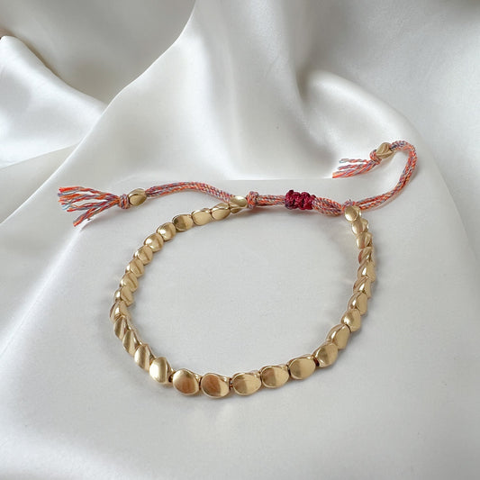 Bracelet Tibétain Cuivré - Bien-Être Minéral -